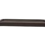 Untersetzer Keramik, eckige Form, Braun-Grau, 45 x 32 x 4 cm